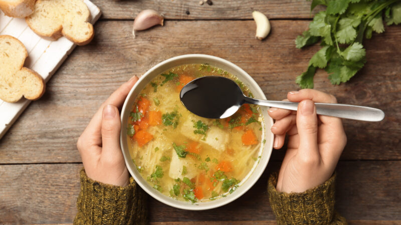 ダイエット中の水分補給は、スープでも良いの？