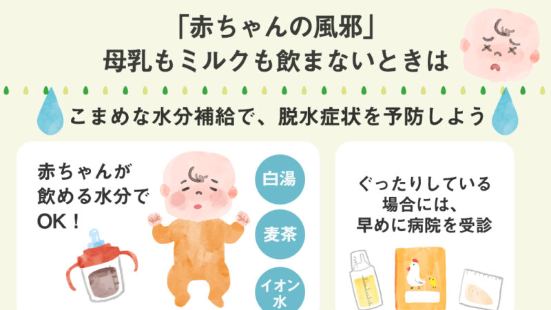 【保存版】赤ちゃんが発熱でミルクを飲まない時の対処法は？