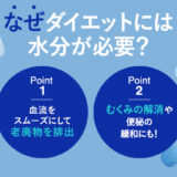 【保存版】ダイエットには水分が必要？摂取量とタイミングのコツ