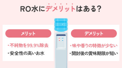 【保存版】RO水にデメリットはある？