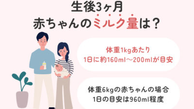 【生後3ヶ月】赤ちゃんのミルク量は？完ミ・完母・混合授乳の目安