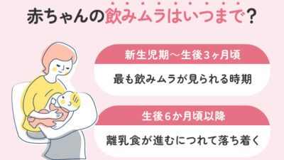 赤ちゃんの飲みムラはいつまで？成長段階と見守り方のポイント