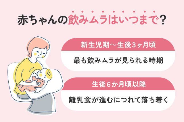 赤ちゃんの飲みムラはいつまで？成長段階と見守り方のポイント