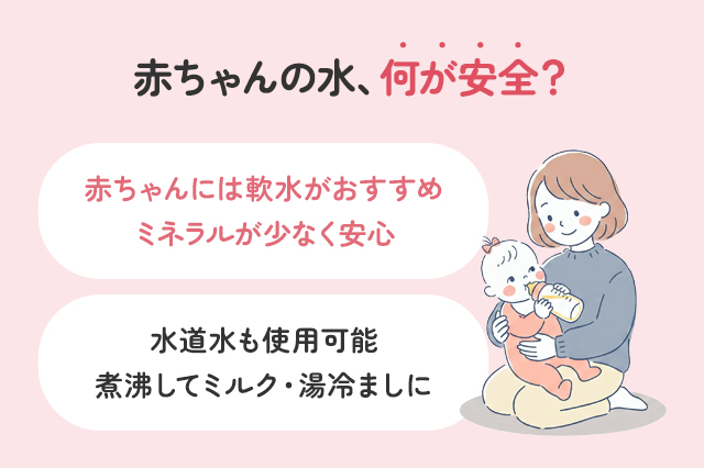 赤ちゃんの水は何が安全？水道水・湯冷まし・調乳をまとめて解説